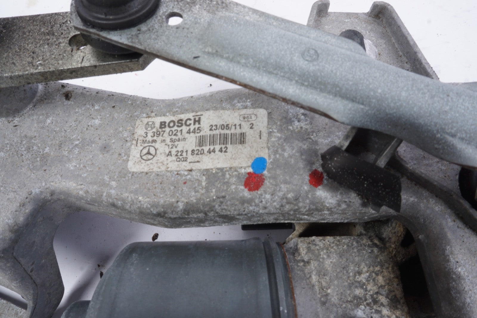 07-14 Mercedes W221 S550 S63 AMG CL550 S600 Right Windshield Wiper Motor OEM
