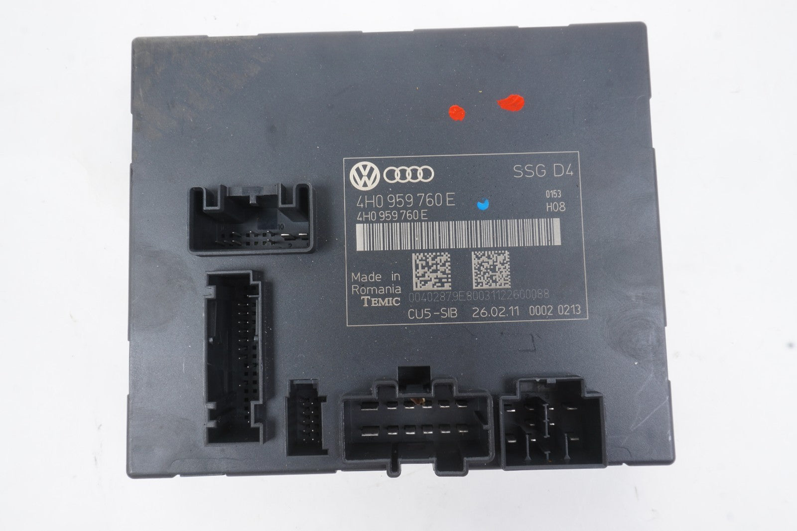 2011-2018 Audi A8 S8 Front Seat Control Module Right Passenger OEM