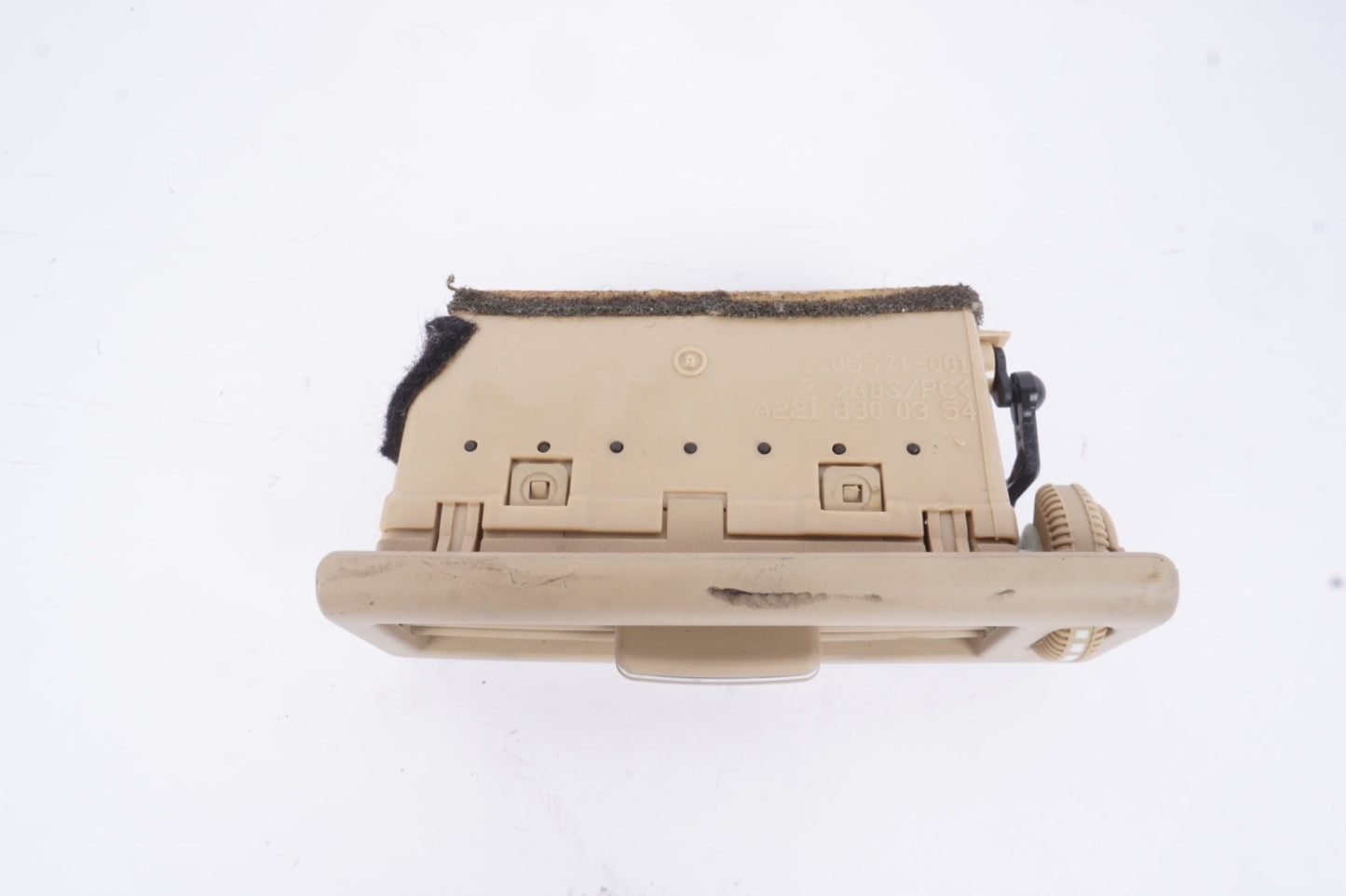 07-13 Mercedes W221 S550 S400 S63 Left Side B-Pillar AC A/C Air Vent beige OEM
