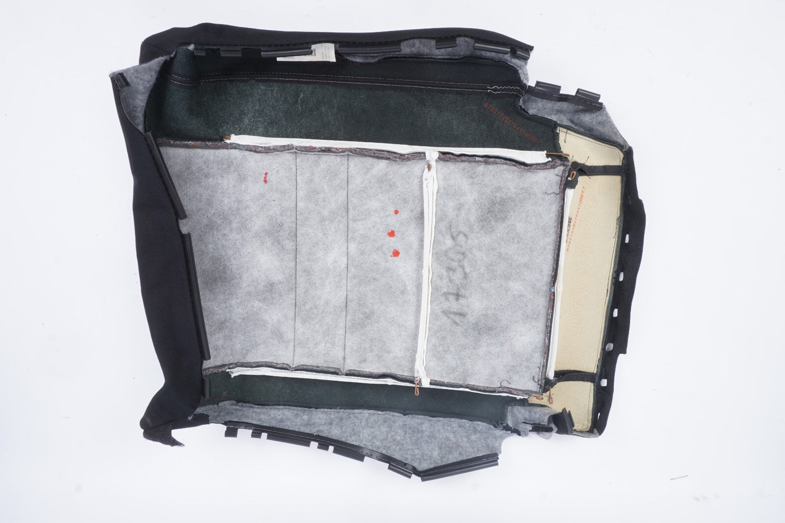 10-17 Mercedes W207 E350 E550 Coupe Rear Left Driver Side Seat Back Cover OEM