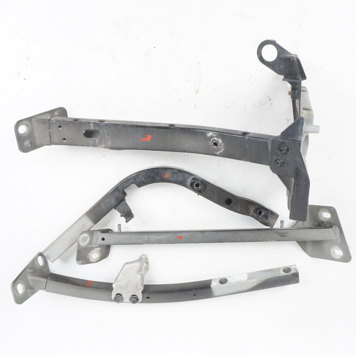 2004 - 2010 AUDI S8 - Front LEFT Headlight / Cross Support Brace SET 4E0821137E