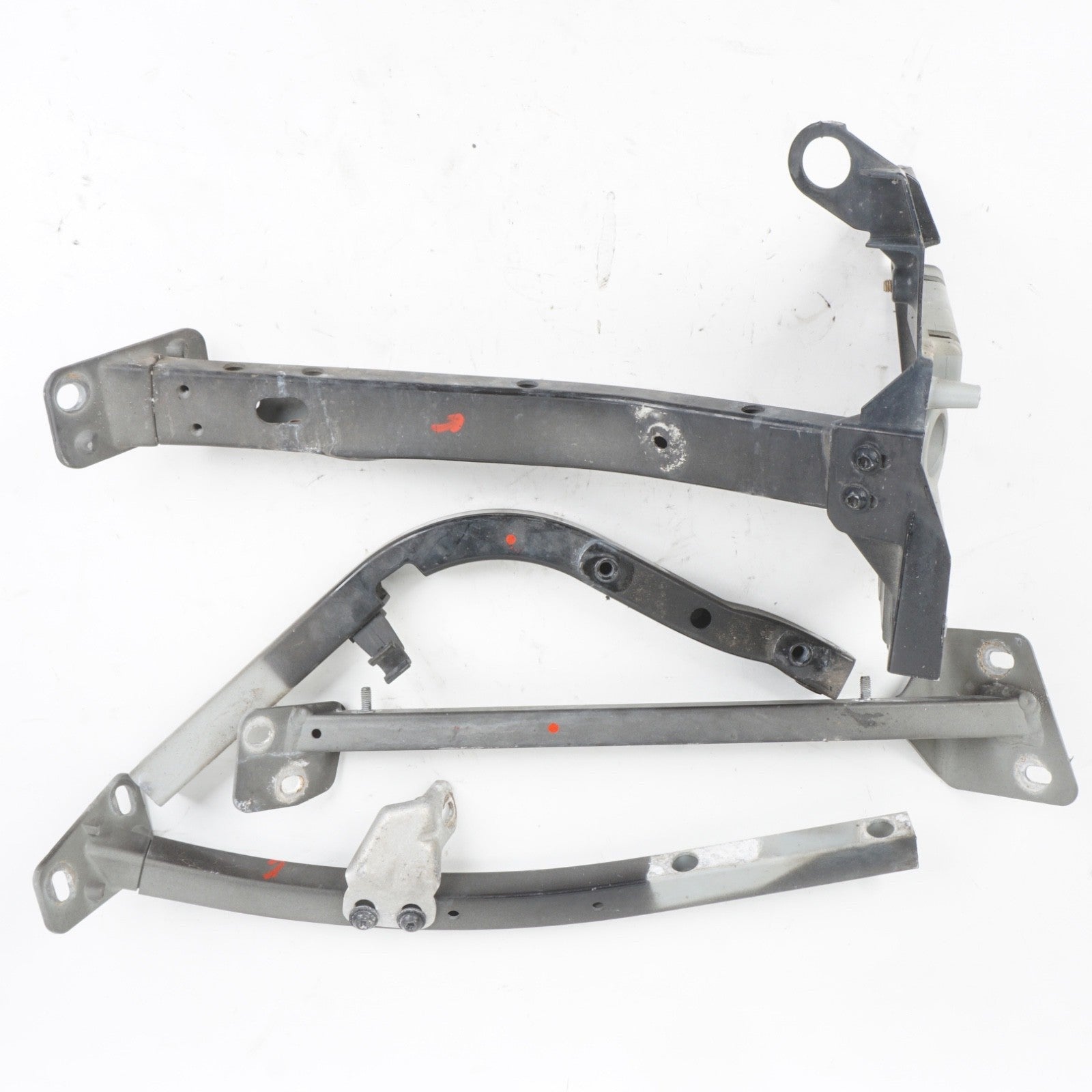 2004 - 2010 AUDI S8 - Front LEFT Headlight / Cross Support Brace SET 4E0821137E