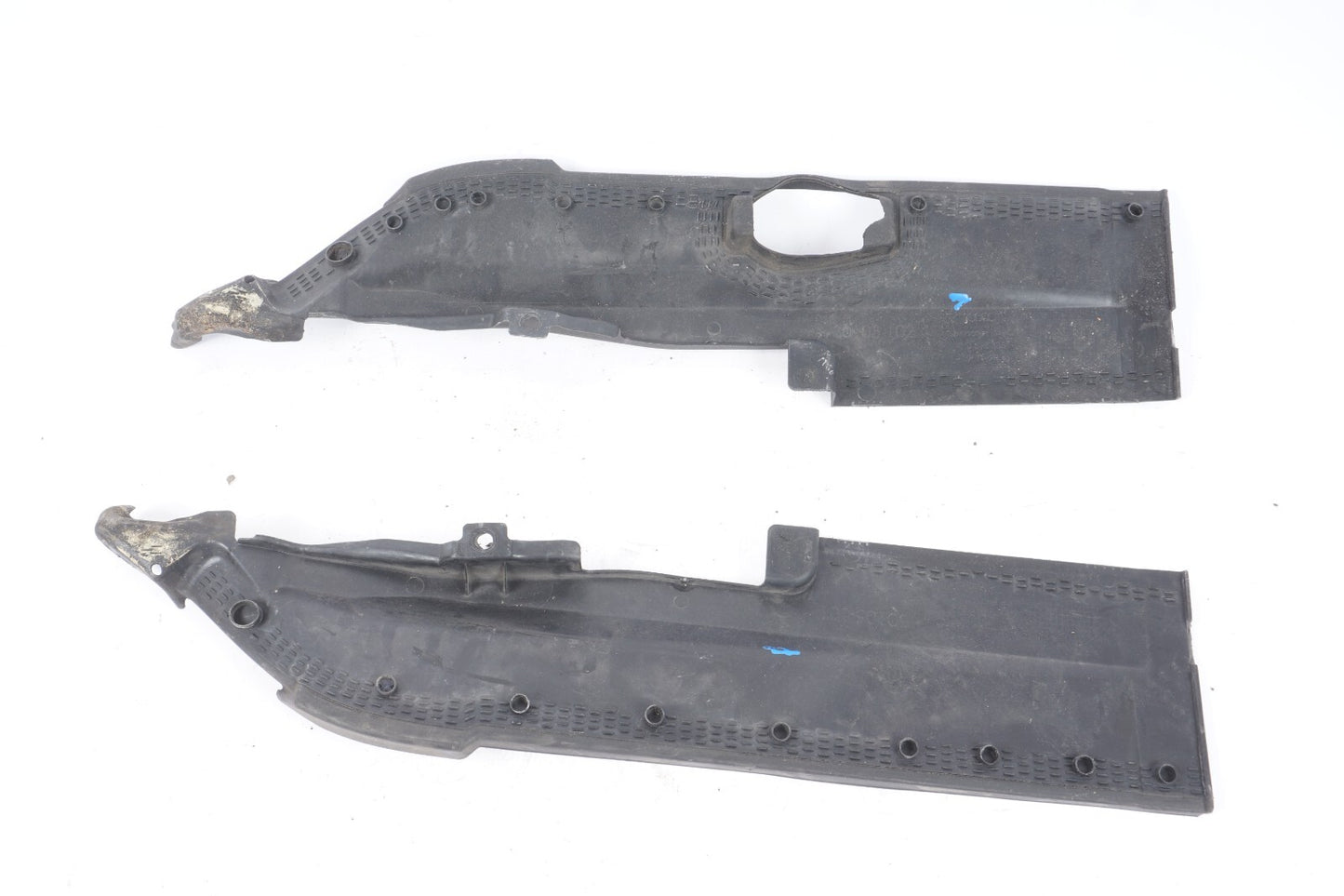 12 - 17 AUDI A8L A8 FRONT LEFT & RIGHT SIDE COWL PANEL RAIN TRAY COVER PANEL OEM