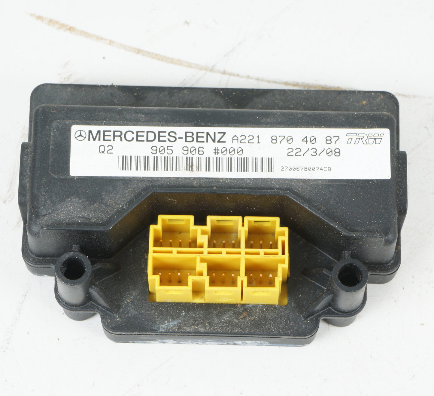 07-13 MERCEDES W221 S550 S450 FRONT RIGHT PASSENGERS SEAT OCCUPANCY SENSOR OEM