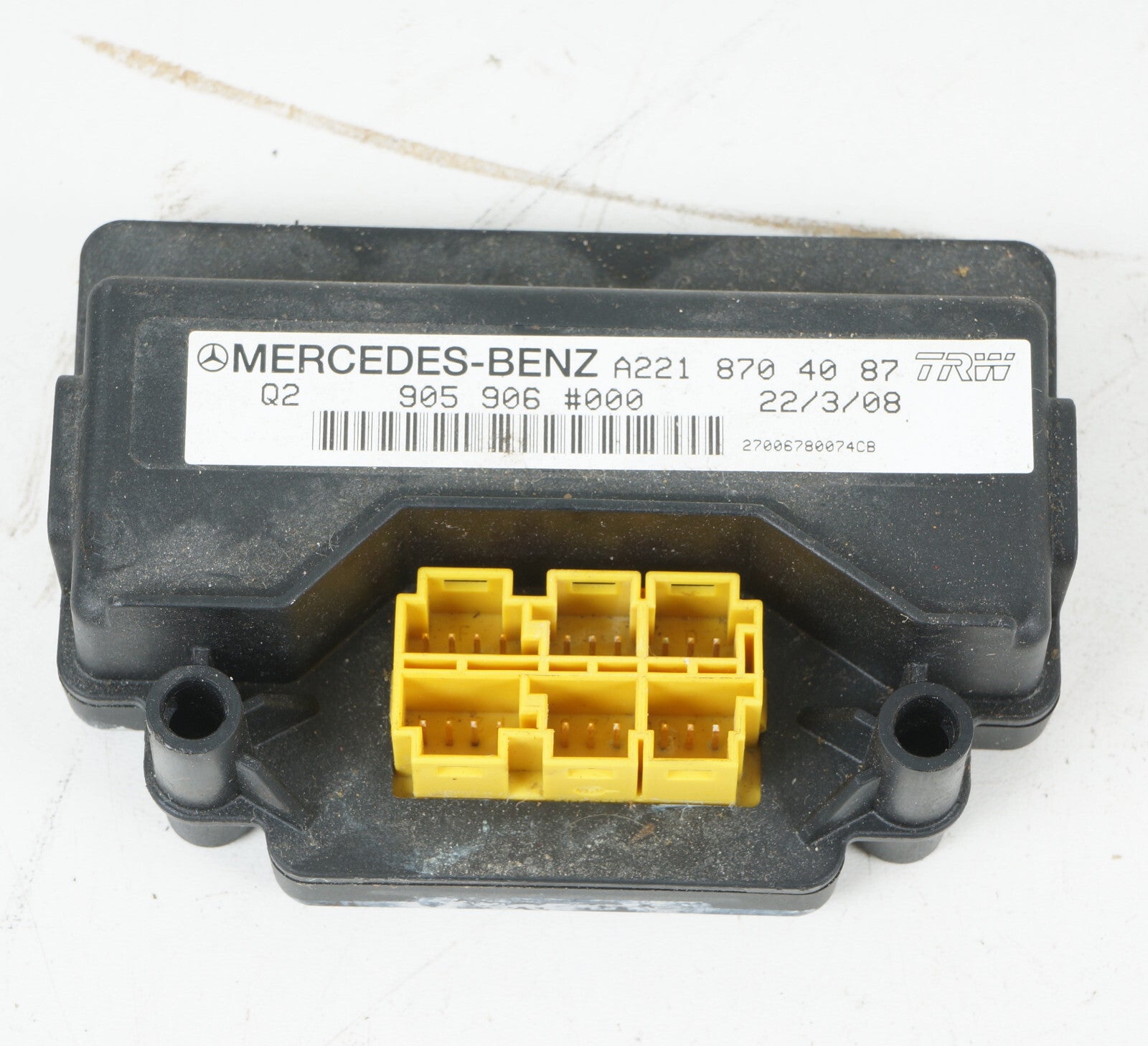 07-13 MERCEDES W221 S550 S450 FRONT RIGHT PASSENGERS SEAT OCCUPANCY SENSOR OEM