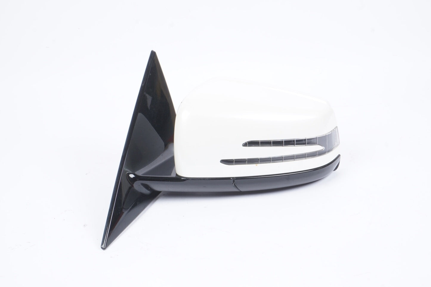 10-17 Mercedes E350 W207 Coupe Left Driver Side View Power Door Mirror White Oem