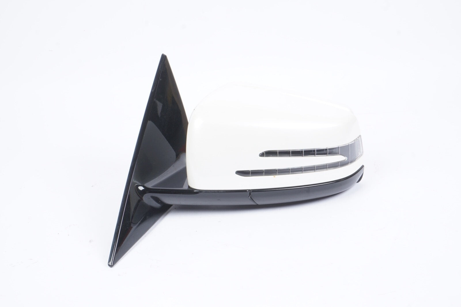 10-17 Mercedes E350 W207 Coupe Left Driver Side View Power Door Mirror White Oem