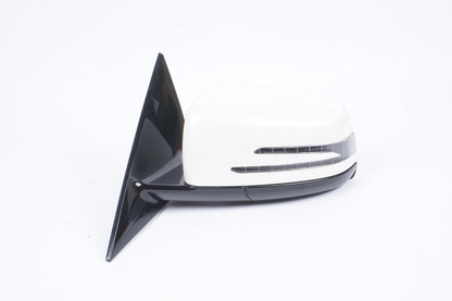 10-17 Mercedes E350 W207 Coupe Left Driver Side View Power Door Mirror White Oem