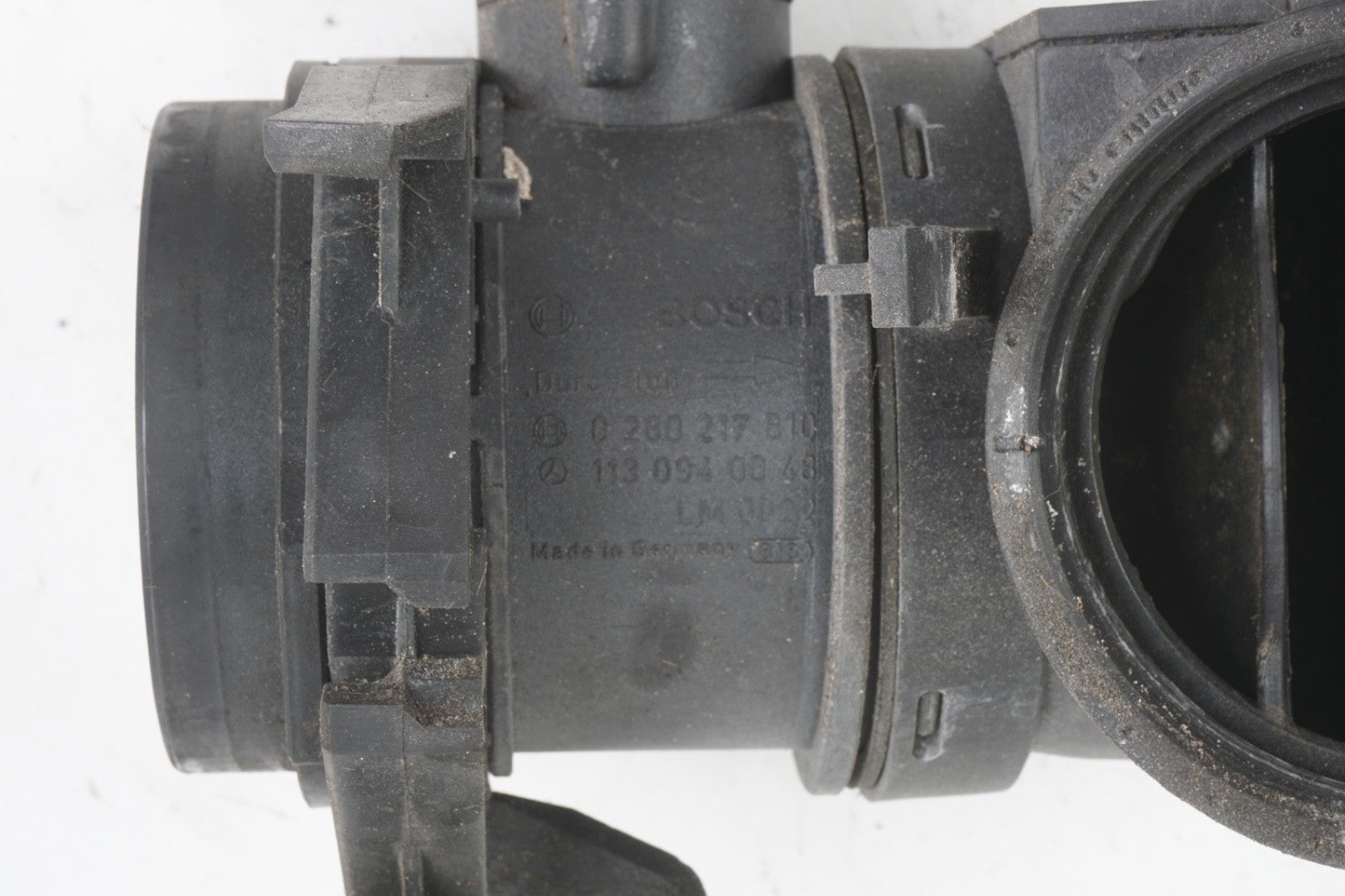 2000-2006 MERCEDES W215 SL500 S500 CL500 CL55 AMG MASS AIR FLOW METER SENSOR OEM