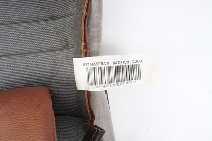 14 - 19 Maserati Ghibli Front Passenger Upper Seat Backrest Cushion Cover OEM