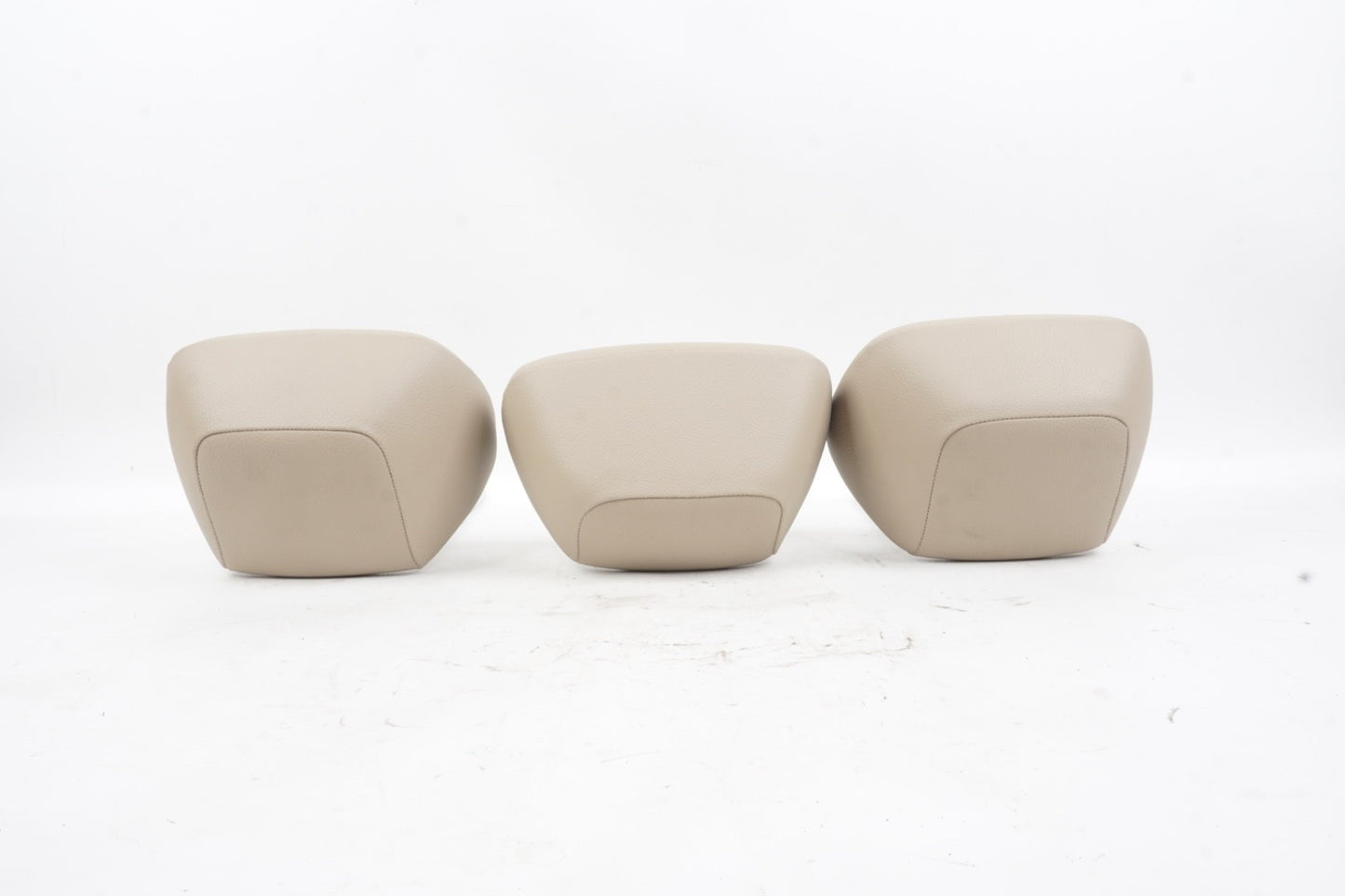 2008 - 2014 MERCEDES BENZ C250 C300 C350 TAN REAR SEAT HEADREST SET OEM