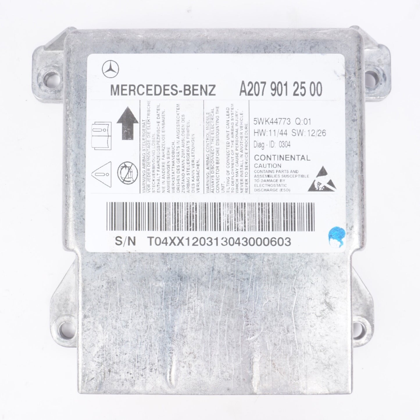 14 MERCEDES E350 COUPE W207 CONTROL MODULE COMPUTER OEM - CLEAN A2079012500
