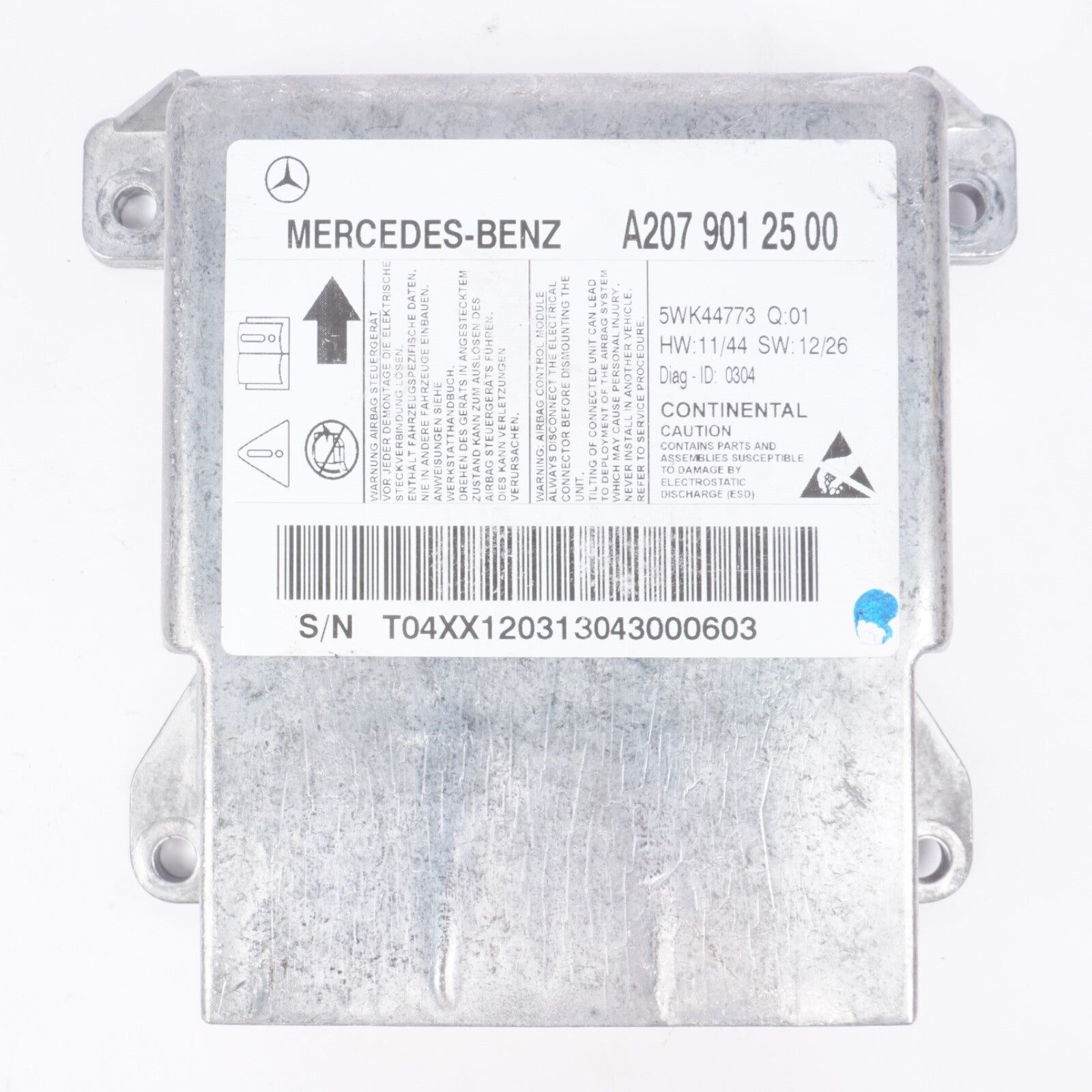 14 MERCEDES E350 COUPE W207 CONTROL MODULE COMPUTER OEM - CLEAN A2079012500