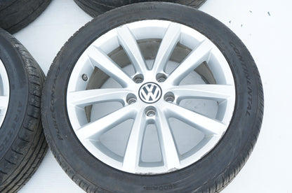 2012 - 2016 VOLKSWAGEN EOS ALLOY WHEEL RIM 7.5Jx17 & TIRE 235/45ZR17 SETOEM