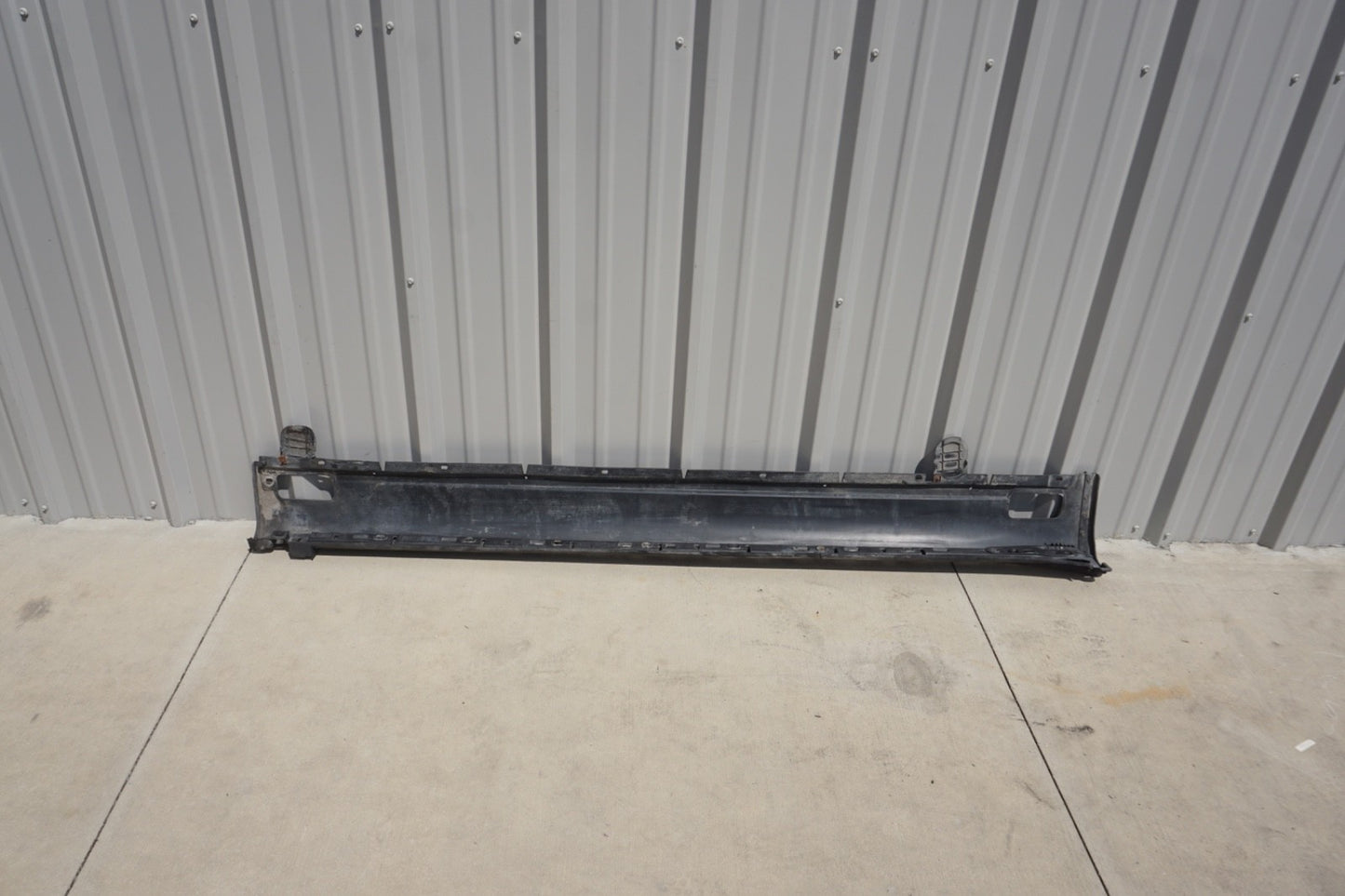 11-18 Porsche Cayenne 958 Left Driver Side Rocker Panel Side Skirt Black Oem