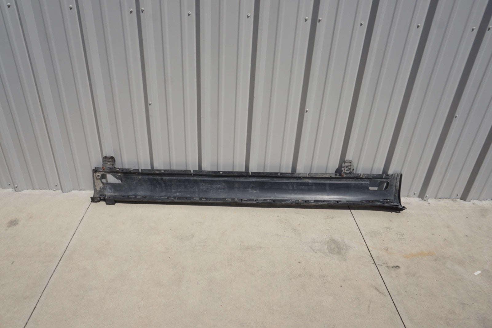 11-18 Porsche Cayenne 958 Left Driver Side Rocker Panel Side Skirt Black Oem