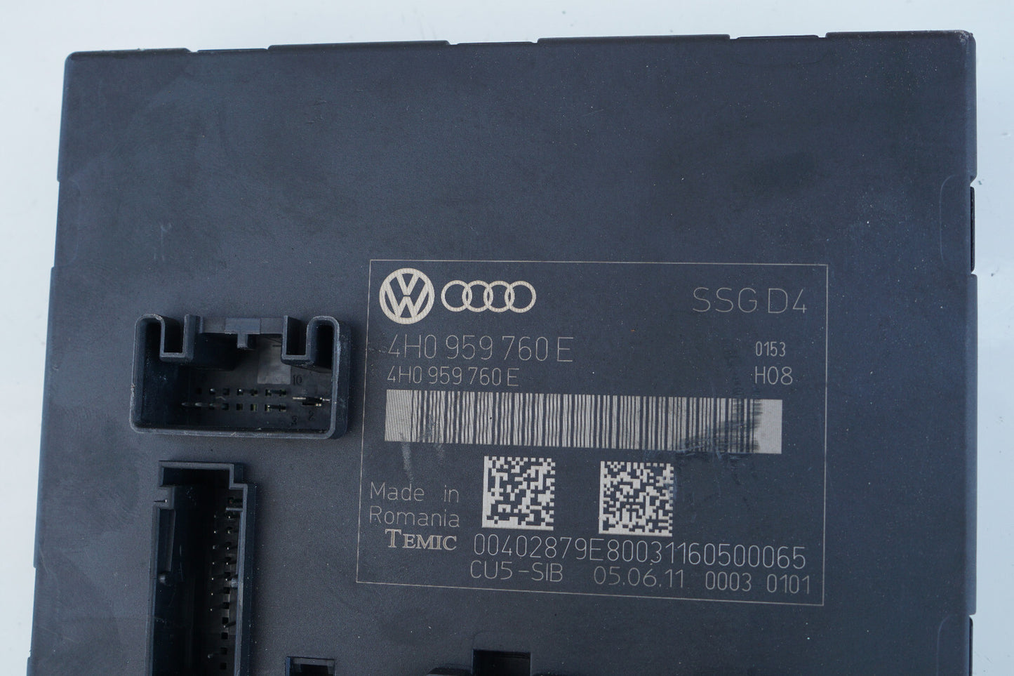 2011 - 2017 AUDI A8 A8L FRONT RIGHT PASSENGER SEAT POWER CONTROL MODULE OEM