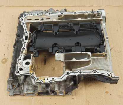 2012 - 2015 AUDI A7 3.0L ENGINE UPPER OIL PAN 06E103603AH OEM