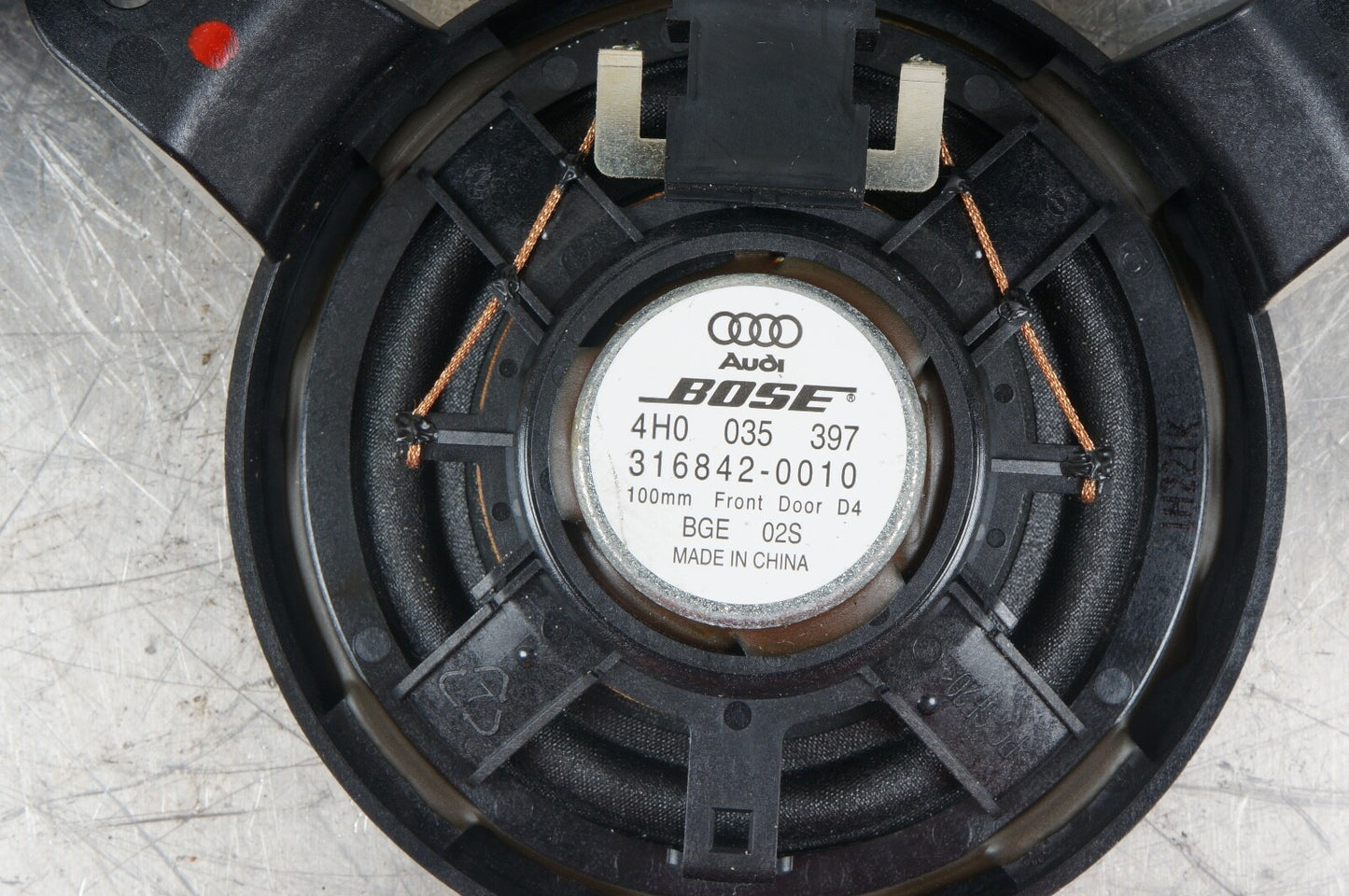 2007 - 2018 AUDI A8 S8 - DOOR BOSE SPEAKER LEFT OR RIGHT 4H0035411A OEM