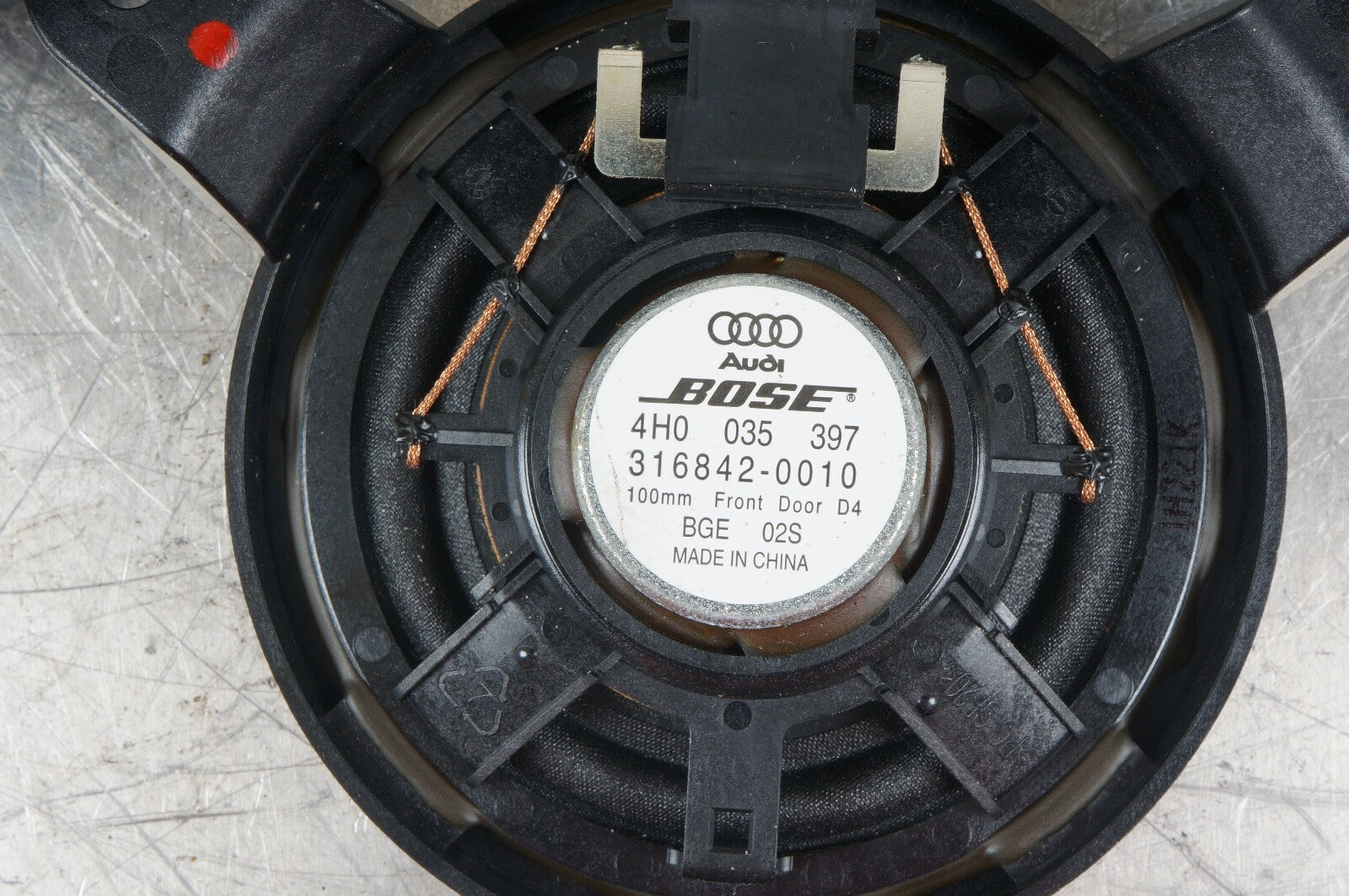 2007 - 2018 AUDI A8 S8 - DOOR BOSE SPEAKER LEFT OR RIGHT 4H0035411A OEM
