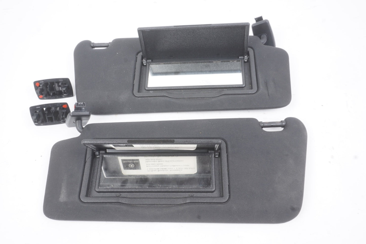 2010 - 2017 Mercedes Benz E550 E350 Coupe Convertible Left Right Sunvisors Pair