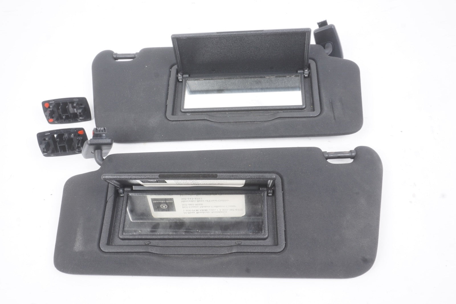 2010 - 2017 Mercedes Benz E550 E350 Coupe Convertible Left Right Sunvisors Pair