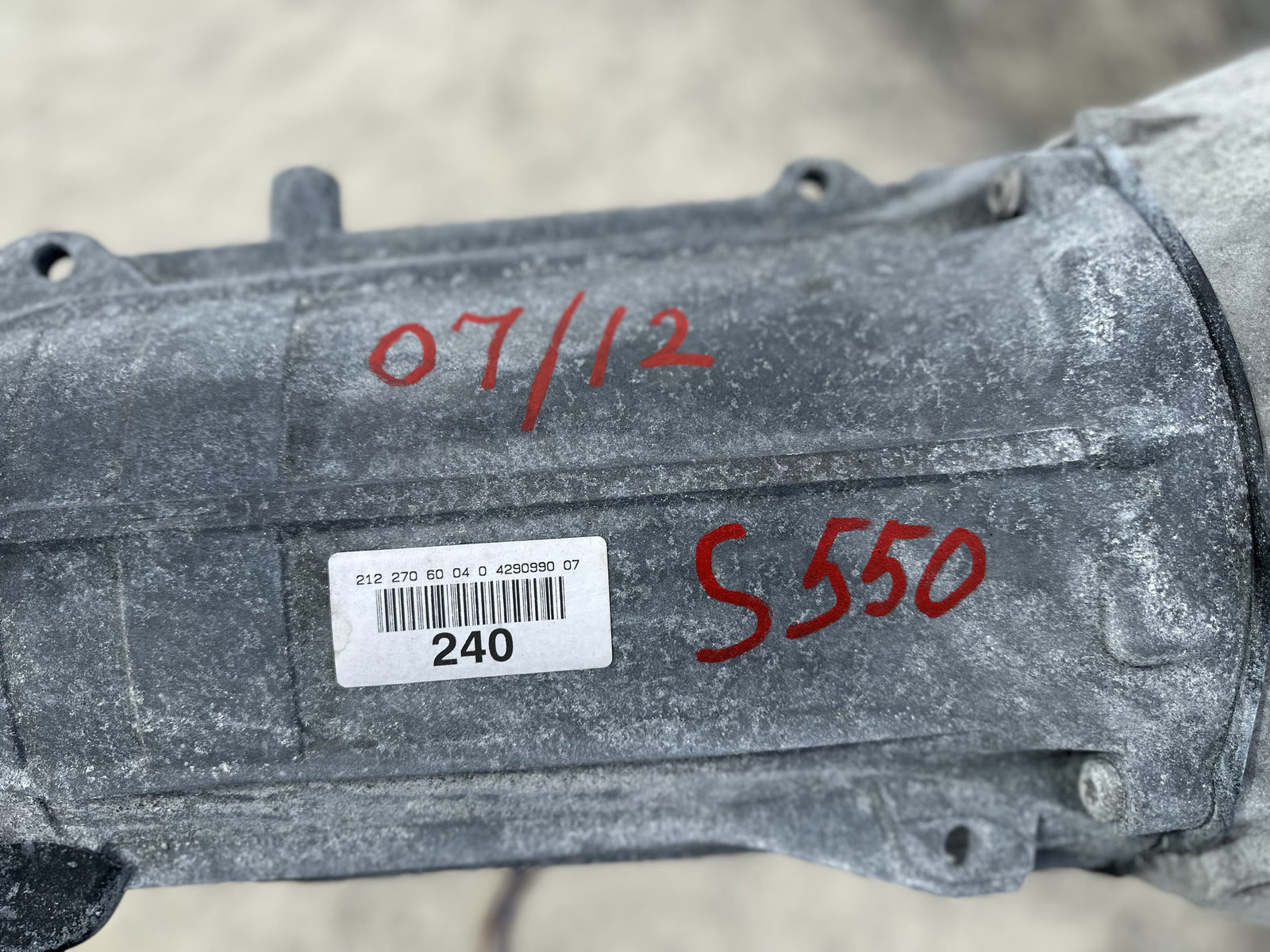 12-13 Mercedes W221 S550 RWD 722.9 7G Automatic Transmission 722.909 OEM 56k