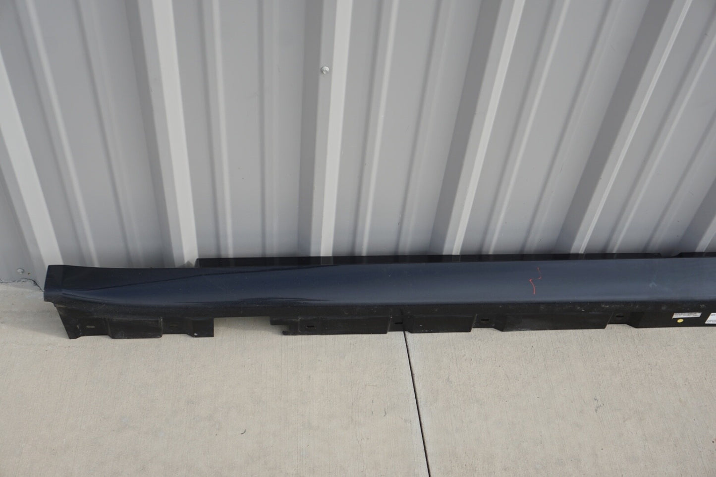 09-15 BMW F02 750Li LEFT DRIVER ROCKER PANEL SKIRT MOLDING BLACK OEM