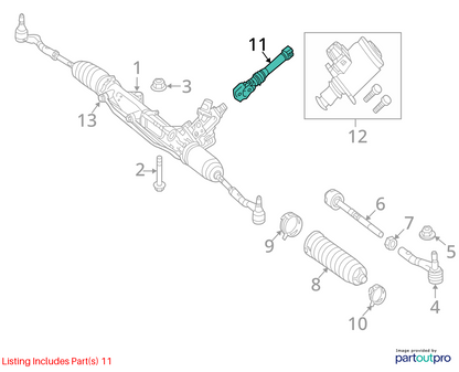 08-14 Mercedes-Benz C300 Power Steering Gear Coupling 2044620278  OEM