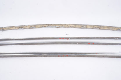 07 - 13 MERCEDES S550 FRONT REAR LEFT RIGHT DOOR CHROME MOLDING TRUNK LID SET