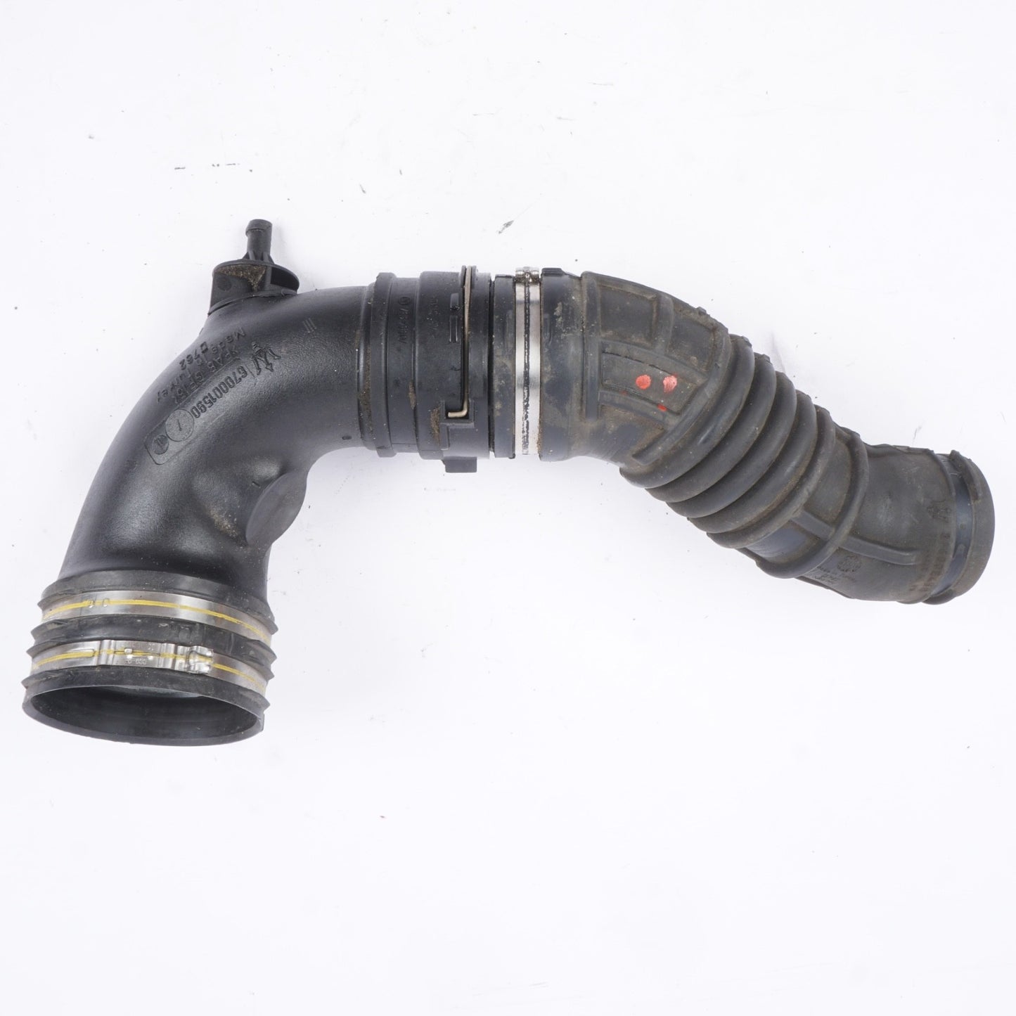 14-17 Maserati Ghibli 3.0L Air Cleaner Right Side Intake Hose Tube 670001590 OEM