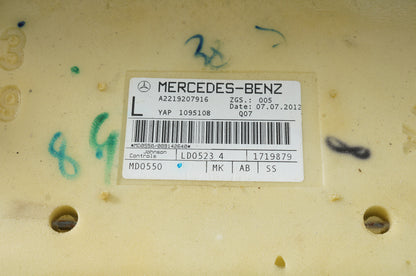 2010-2013 MERCEDES S550 W221 REAR LEFT SEAT UPPER BACKREST CUSHION OEM