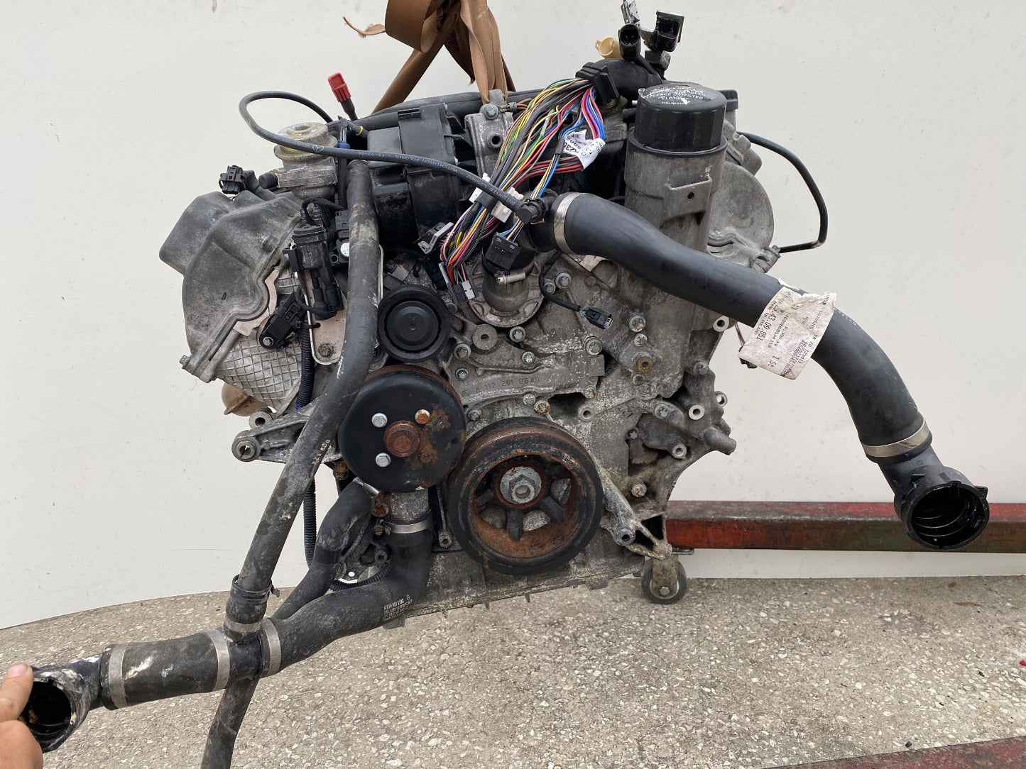 99-06 Mercedes R230 SL500 E500 CLK500 Engine Motor Assembly 5.0 V8 M113 OEM 58k