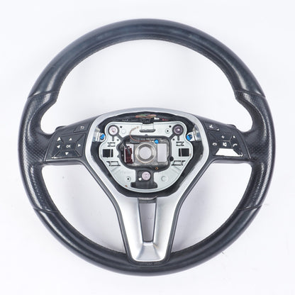 12-18 Mercedes W207 E350 CLS550 E550 Steering Wheel Black w/ Paddle Shifters OEM