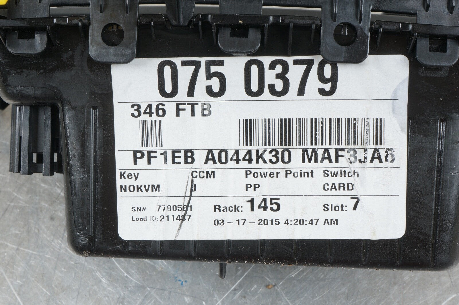 FORD FOCUS OEM FRONT AC CLIMATE CONTROL HEATER SWITCH WITH PANEL 2016-2018