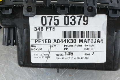 FORD FOCUS OEM FRONT AC CLIMATE CONTROL HEATER SWITCH WITH PANEL 2016-2018