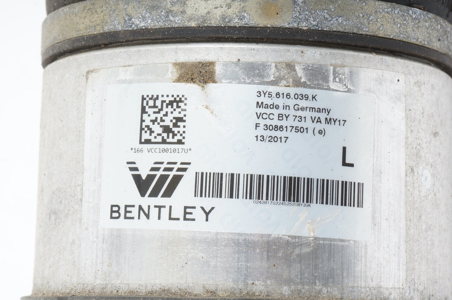 2010 - 2020 Bentley Mulsanne Front Left Air Shock Absorber Spring Strut