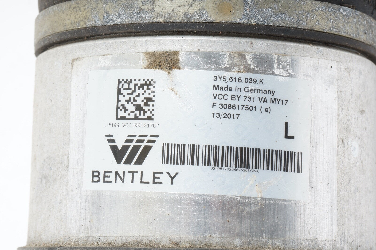 2010 - 2020 Bentley Mulsanne Front Left Air Shock Absorber Spring Strut