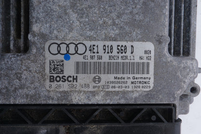 2004 - 2007 Audi A8 A8L 4.2L Ignition Set Key Lock Module Instrument Cluster OEM