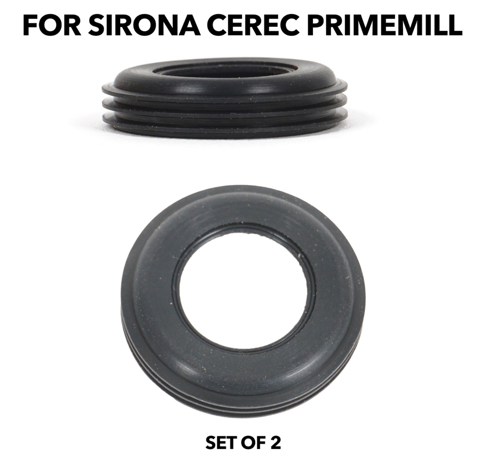 For Sirona CEREC PrimeMill SPINDLE MOTOR NEW SEAL - SET OF 2 - REPLACEMENT SEAL