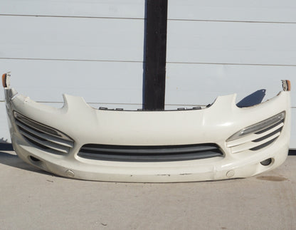 11-14 Porsche Cayenne 958 Front Bumper Cover 95850522131 HAS BAMAGE