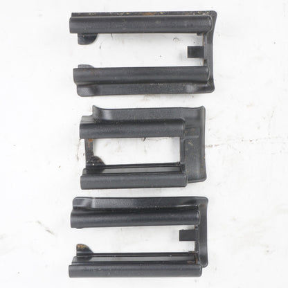 2008 - 2014 MERCEDES-BENZ C250 C350 FRONT LEFT SEAT RAIL COVER TRIM OEM SET of 3