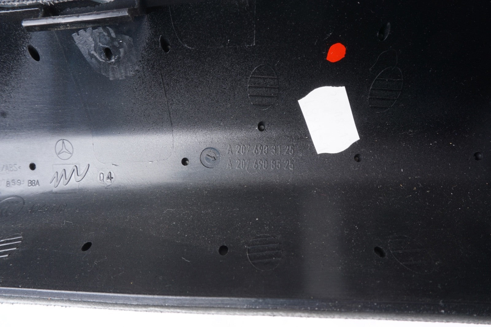 14-17 MERCEDES W207 E400 E350 COUPE FRONT LEFT TRIM A PILLAR OEM BLACK