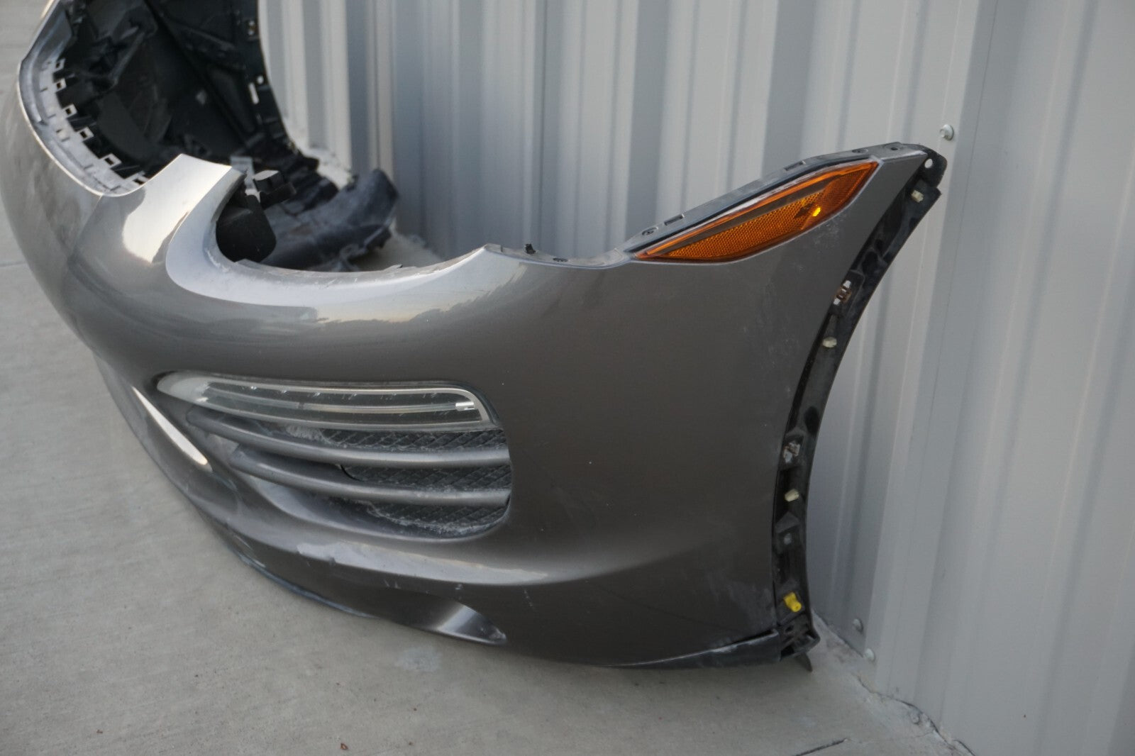 2011-2014 Porsche Cayenne 958 Front Bumper Cover Gray OEM
