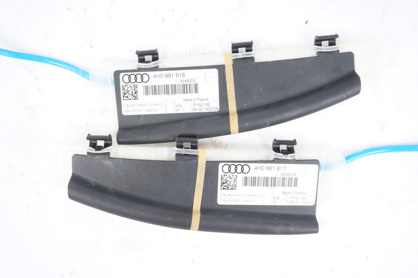 11-17 AUDI A8 A8L S8 FRONT RIGHT PASSENGERG SEAT AIR PUMP MODULE FAN SET OEM