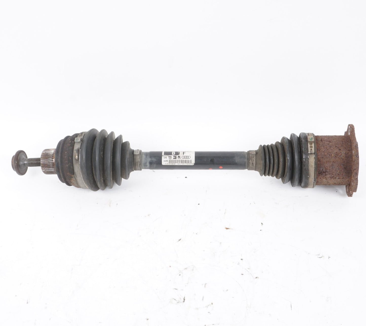 12-17 AUDI A8L A8 3.0L FRONT RIGHT PASSENGER SIDE AXLE SHAFT  OEM