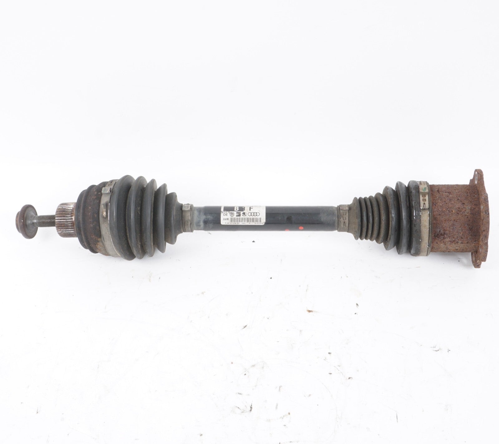 12-17 AUDI A8L A8 3.0L FRONT RIGHT PASSENGER SIDE AXLE SHAFT  OEM