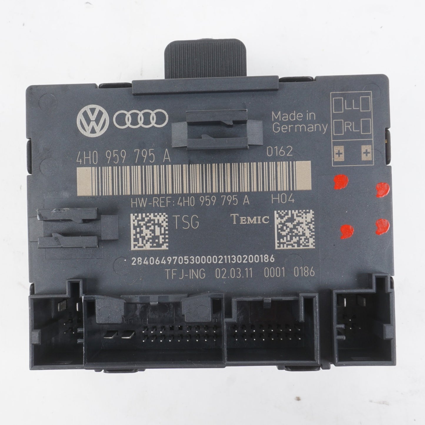 2011-2018 Audi A8 S8 Rear Door Control Module Right Passenger Side OEM
