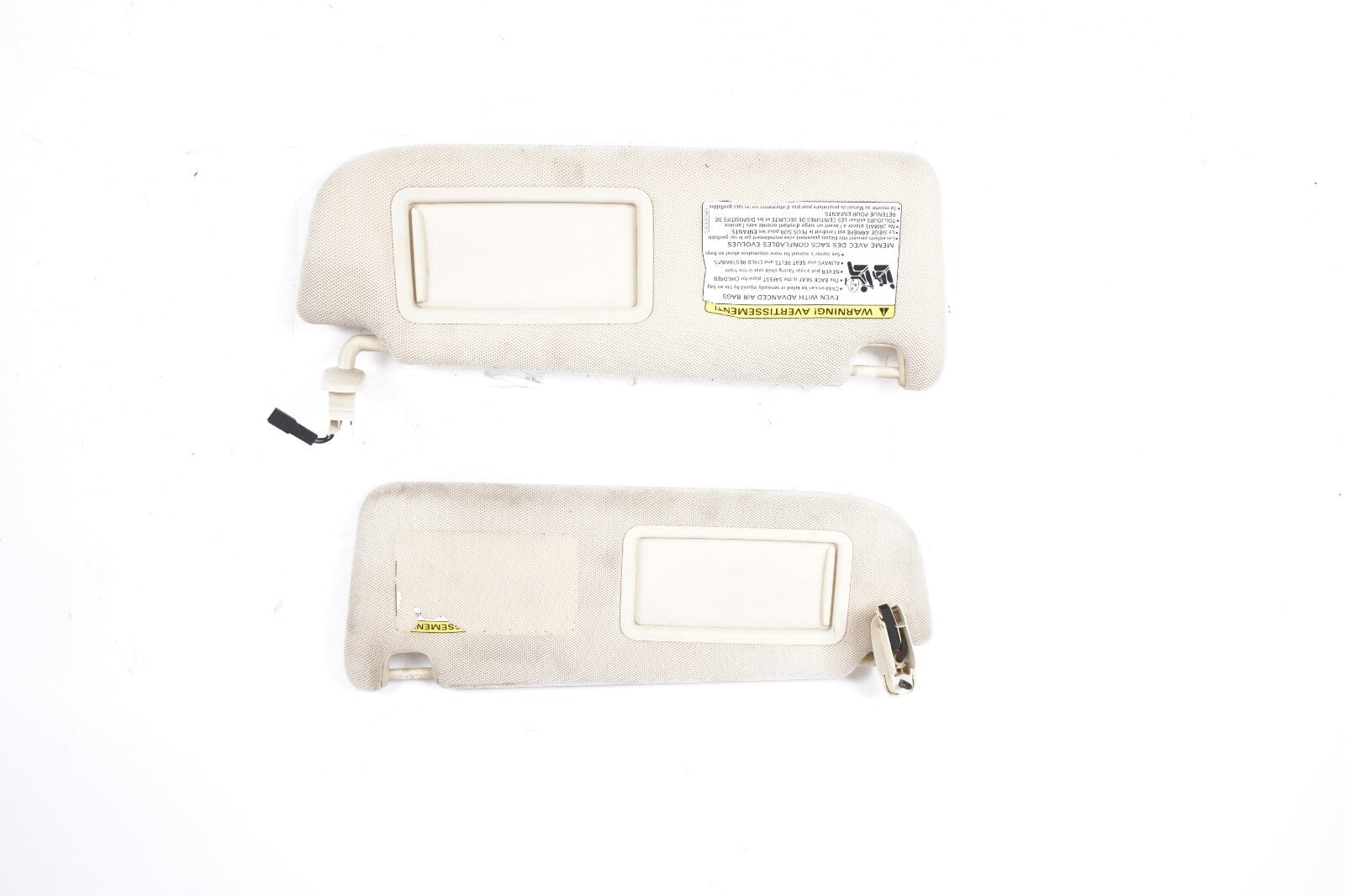 11-17 AUDI AUDI A8L SUN VISORS LEFT & RIGHT SET   OEM