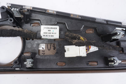 14-20 Mercedes W222 S550 Center Dashboard Dash Trim Molding Wood OEM